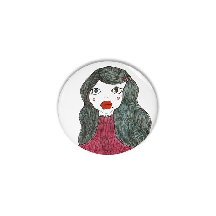 Girl of a Feather Pin