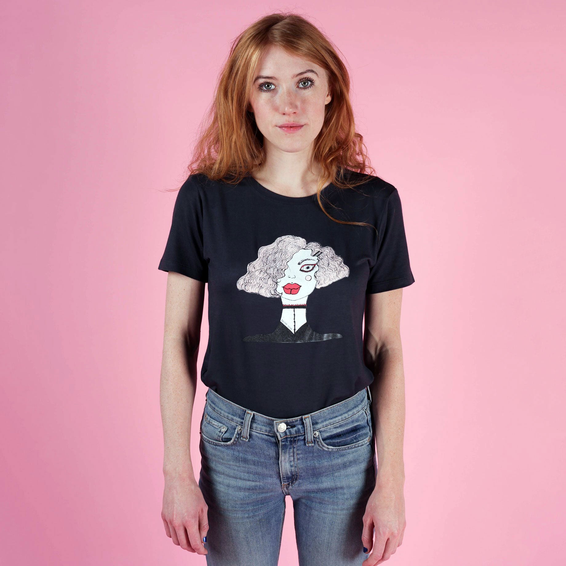 Astrid T-Shirt - Cement – Bella Kidman Cruise